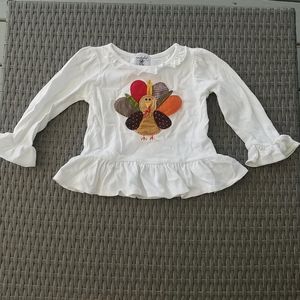 Mud pie Thanksgiving Top 2T